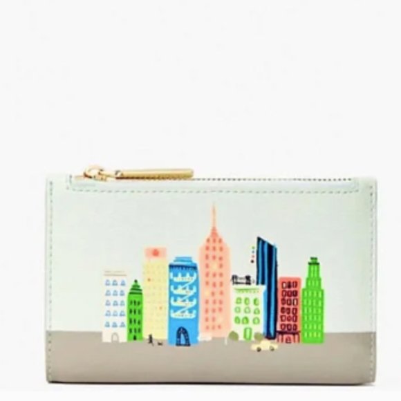 kate spade Handbags - kate spade | Small Slim Bifold Wallet Rock Center
